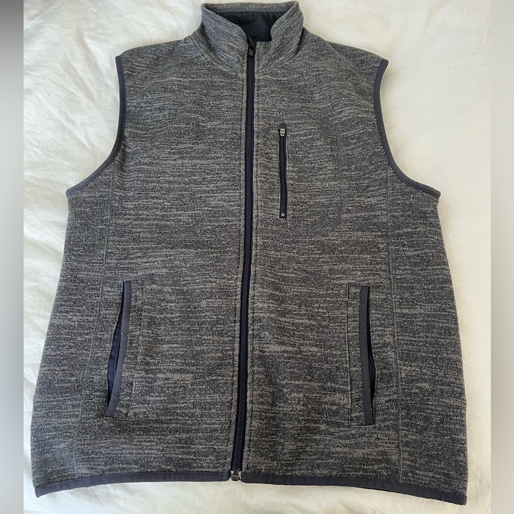 Johnnie O Mens Vest Medium Heather Grey Warm